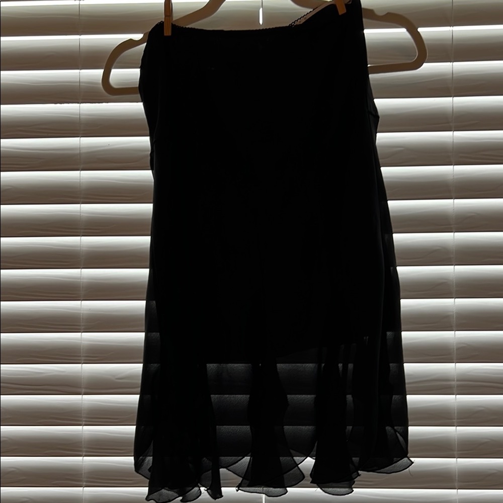 First Crush Black dressy skirt